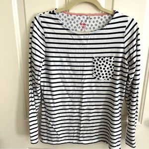 Boden Striped Long Sleeved T-shirt sz M